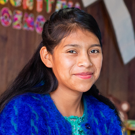 Eva (17 jaar) uit Guatemala.