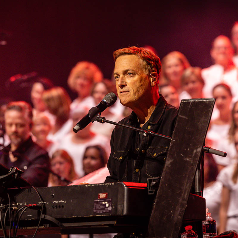 Michael W. Smith tijdens zijn concert in Rotterdam Ahoy in juni 2022