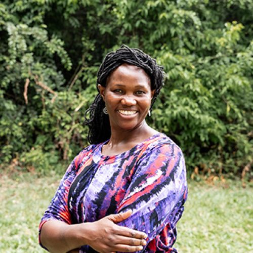 Compassion-medewerker Lillian Mugisha uit Uganda.