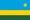 De nationale vlag van Rwanda.