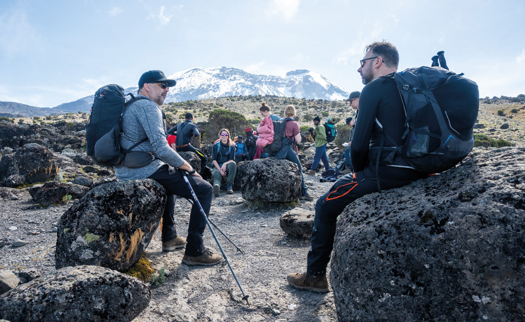Impressie van de ondernemersreis naar de Kilimanjaro in 2024.