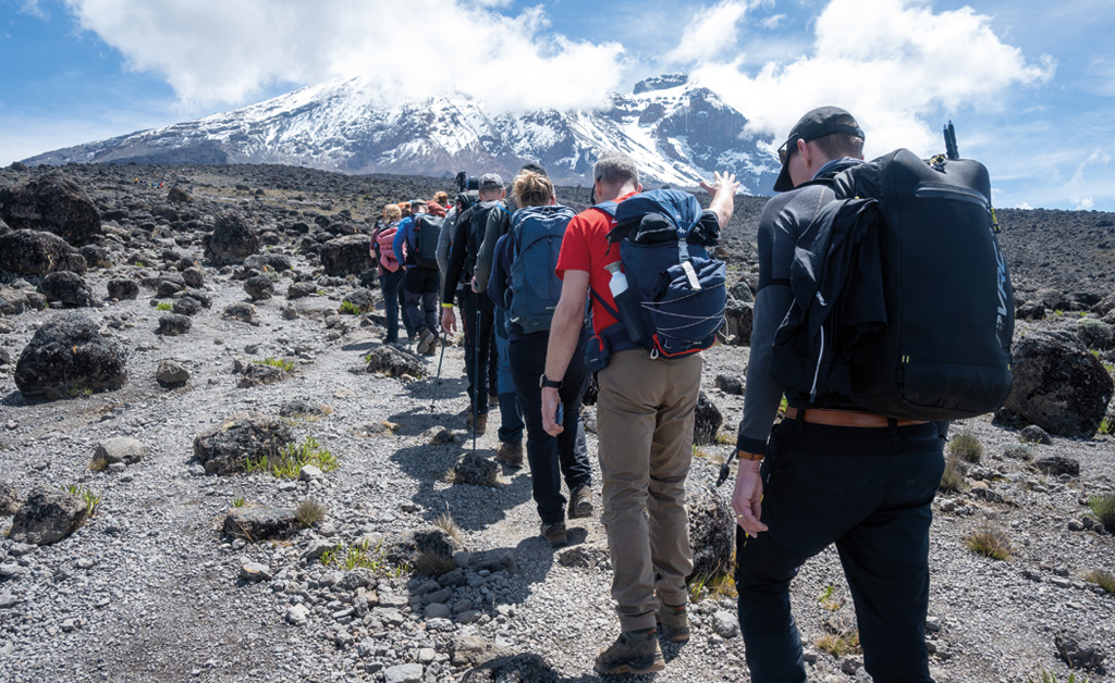 Impressie van de ondernemersreis naar de Kilimanjaro in 2024.