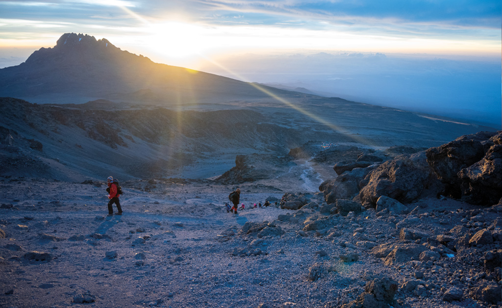 Impressie van de ondernemersreis naar de Kilimanjaro in 2024.