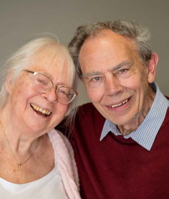 Foto van Compassion-ambassadeur Marian Middeldorp met haar man Jan.