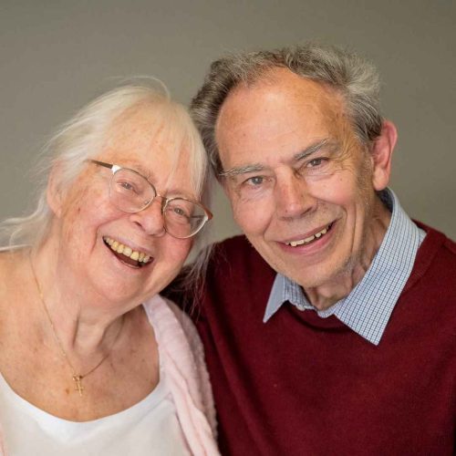 Foto van Compassion-ambassadeur Marian Middeldorp met haar man Jan.