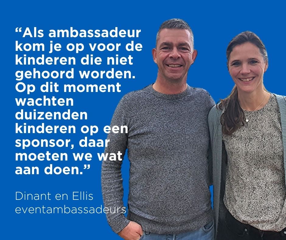 Dinant en Ella, eventambassadeurs Compassion