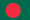 De nationale vlag van Bangladesh.