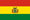 De nationale vlag van Bolivia.