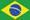 De nationale vlag van Brazilië.