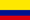 De nationale vlag van Colombia.