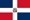 De nationale vlag van de Dominicaanse Republiek.