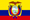 De nationale vlag van Ecuador.