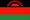 De nationale vlag van Malawi.
