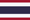 De nationale vlag van Thailand.