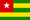 De nationale vlag van Togo.