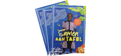 Cover van het doeboekje Samen aan Tafel.